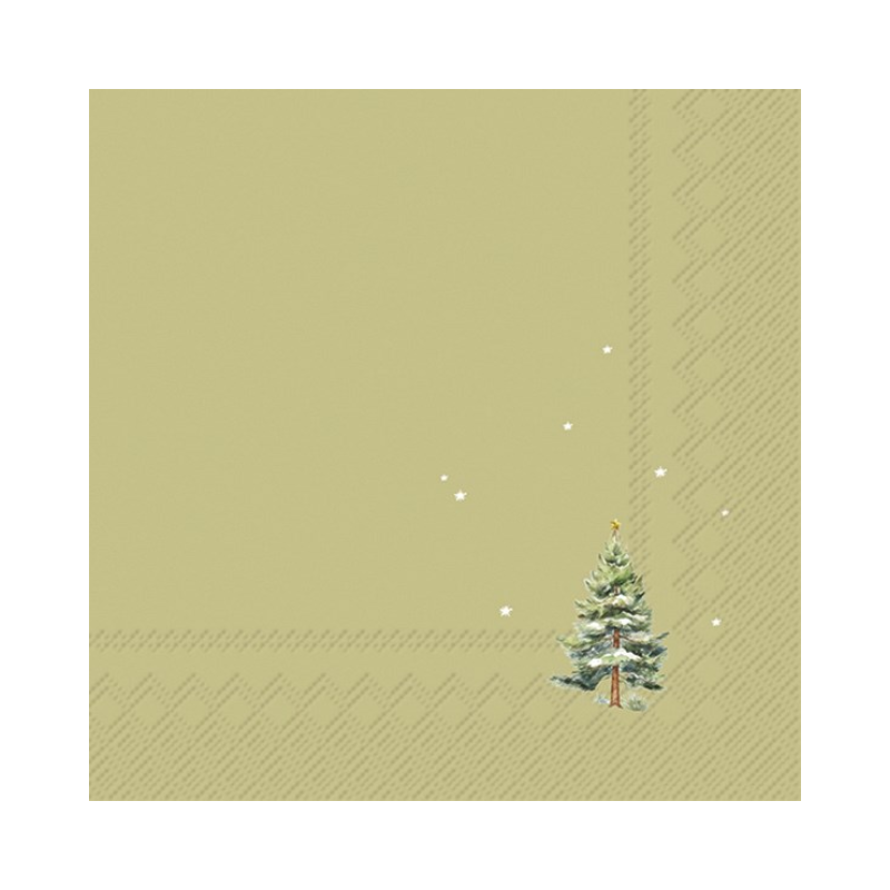 Serviettes de déjeuner Petit Sapin de Noël