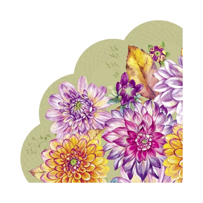 Dahlina Green Rondo Napkins