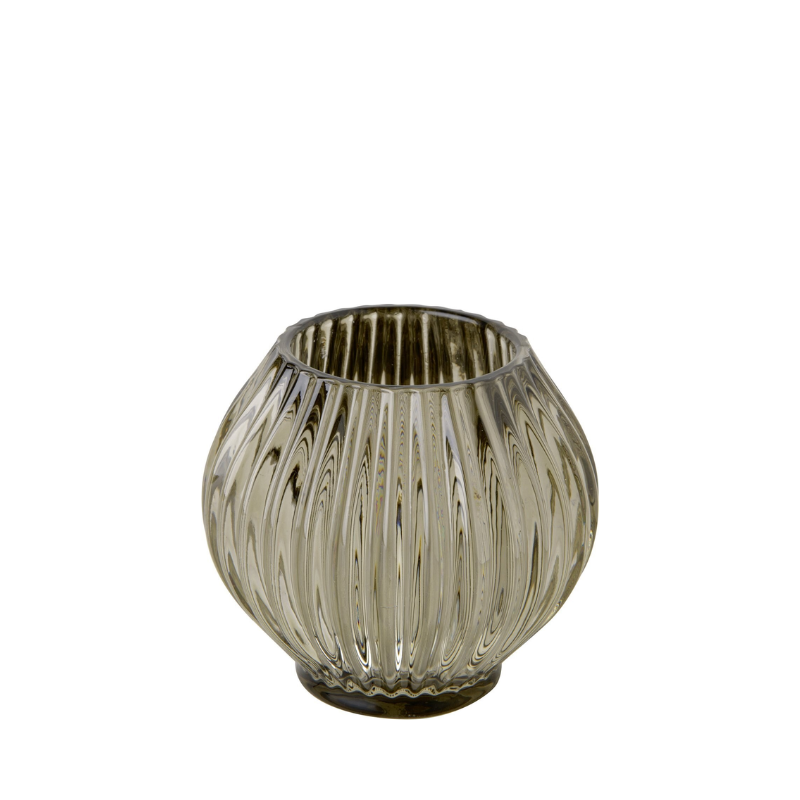 Small Grey Tealight Holder