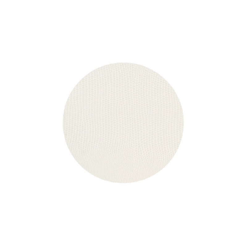 Cream Round Lizard Coasters