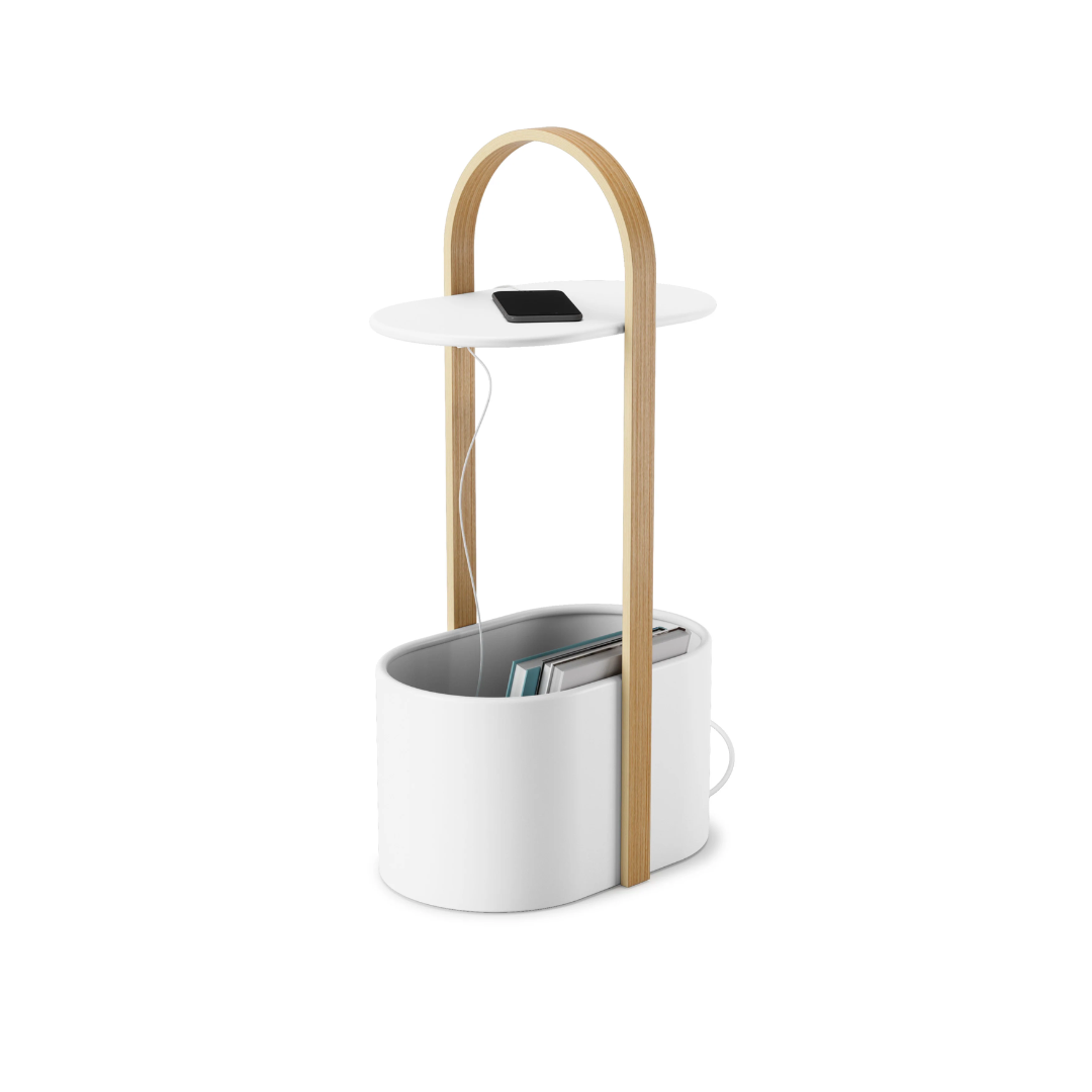 White Bella Storage Table - Boutique Marie Dumas