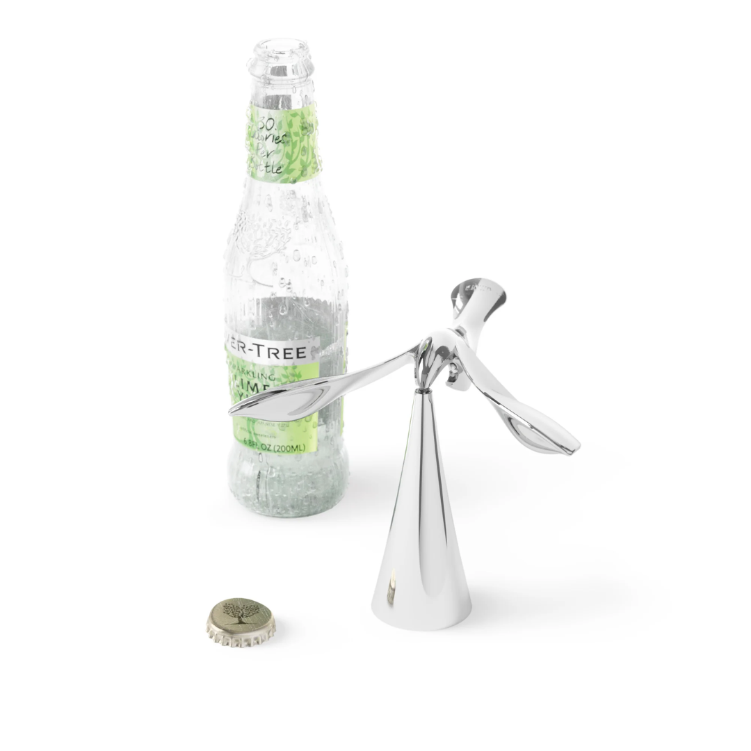 Tipsy Silver Bottle Opener