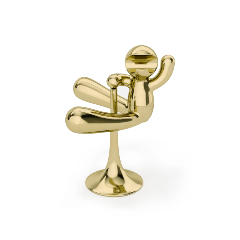 Gold Spinning Man Bottle Opener