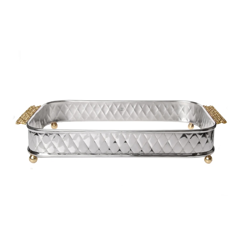 Gold &amp; Nickel Pyrex Holder