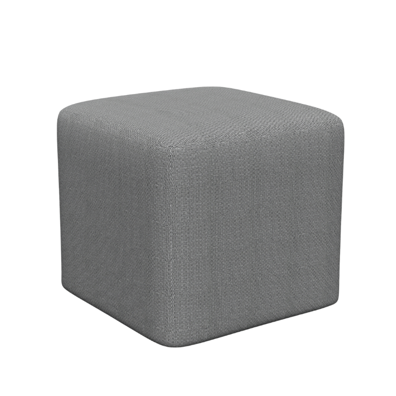 Graphite Luna Outdoor Ottoman