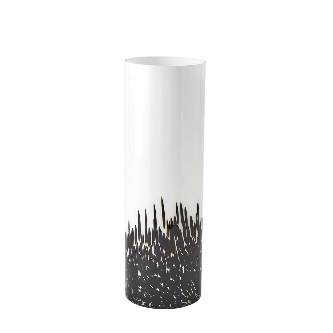 Grand vase à confettis noirs