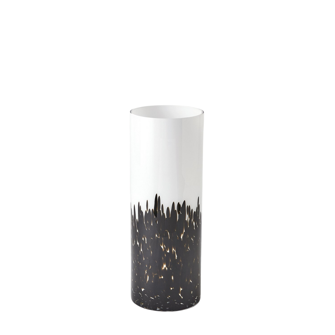 Small Black Confetti Vase