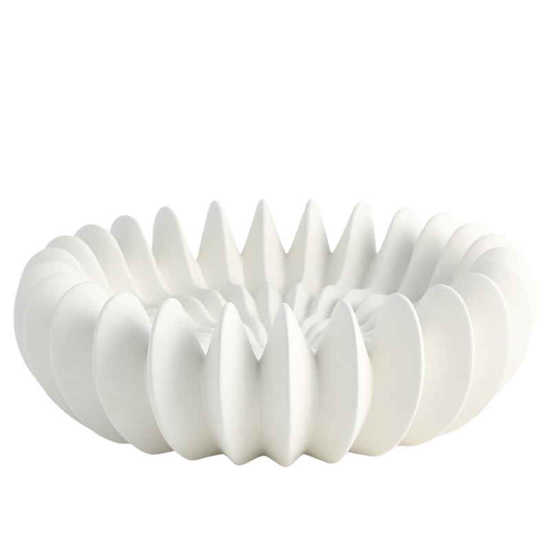Matte White Spicchi Line Bowl
