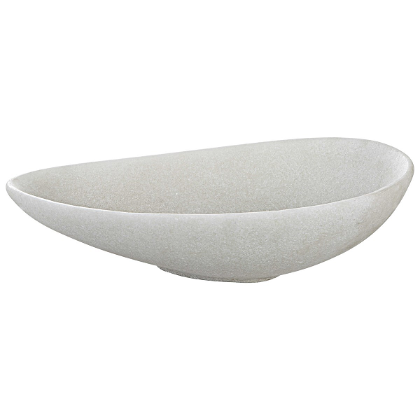 White Swoop Bowl