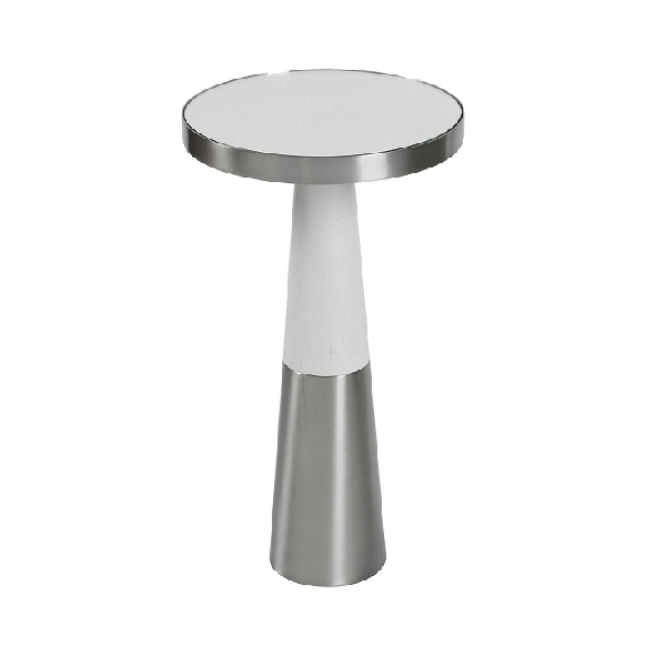 Louvre Silver Accent Table