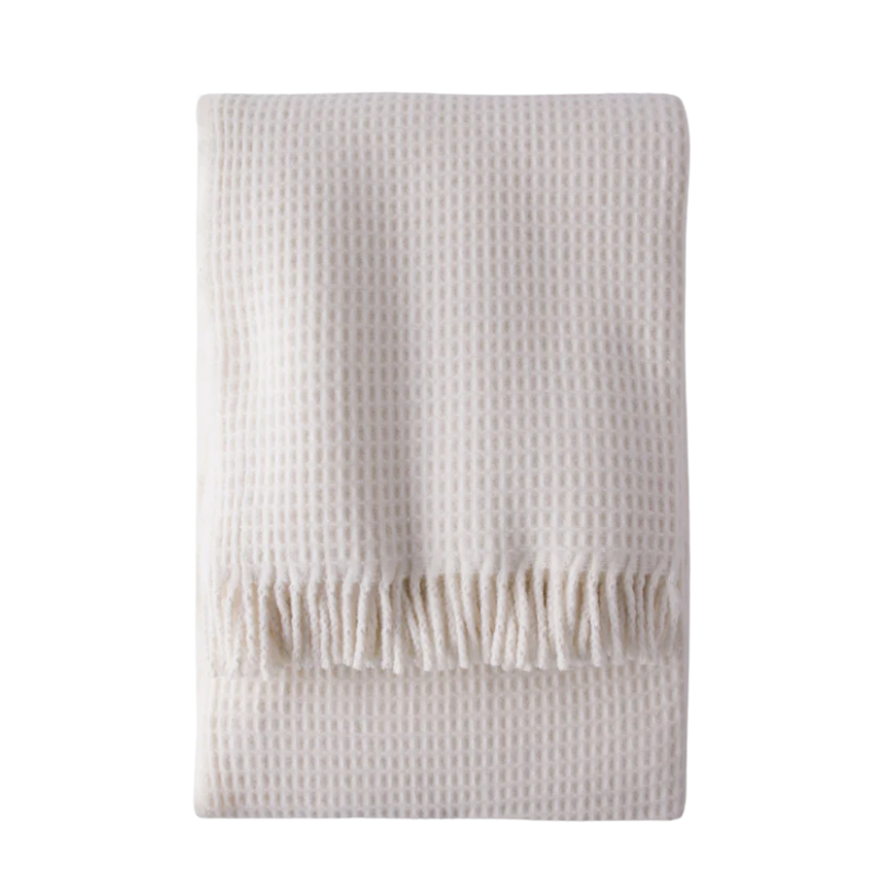Natural Cream Throw