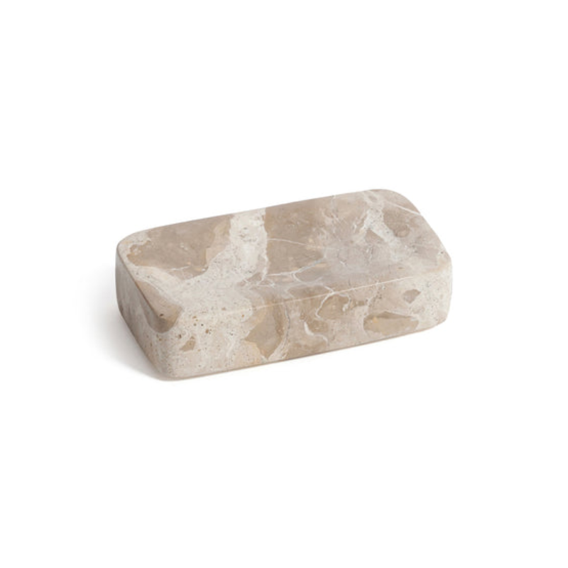 Crème Marble Soap Dish