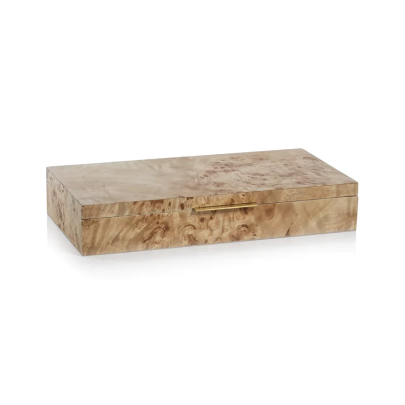 Small Burl Wood Box