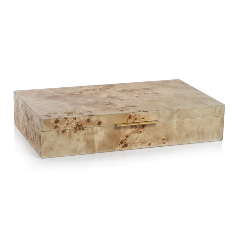 Large Burl Wood Box