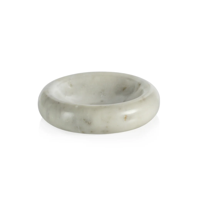 Small Curved Marble Bowl