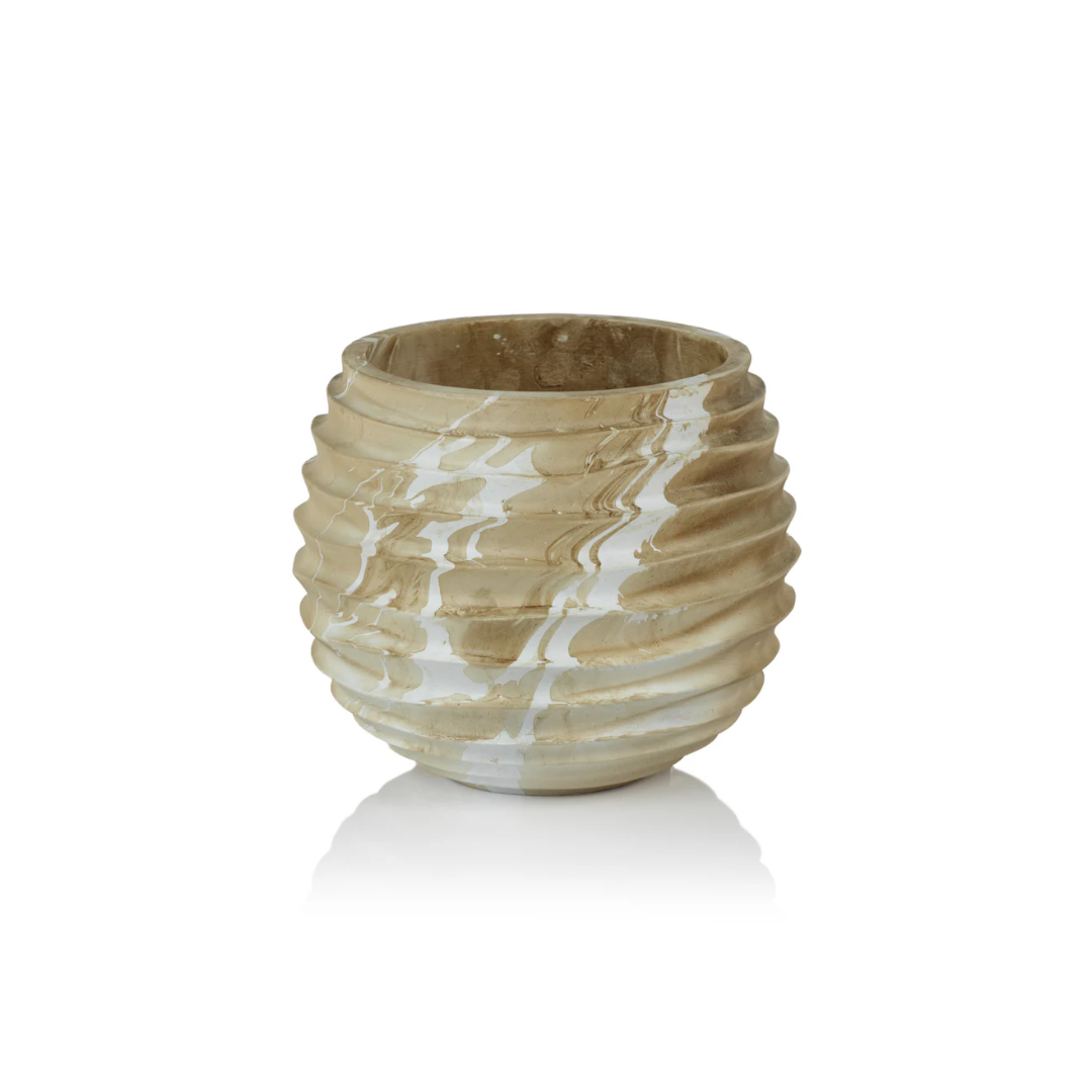 Wood Latte Large Pot