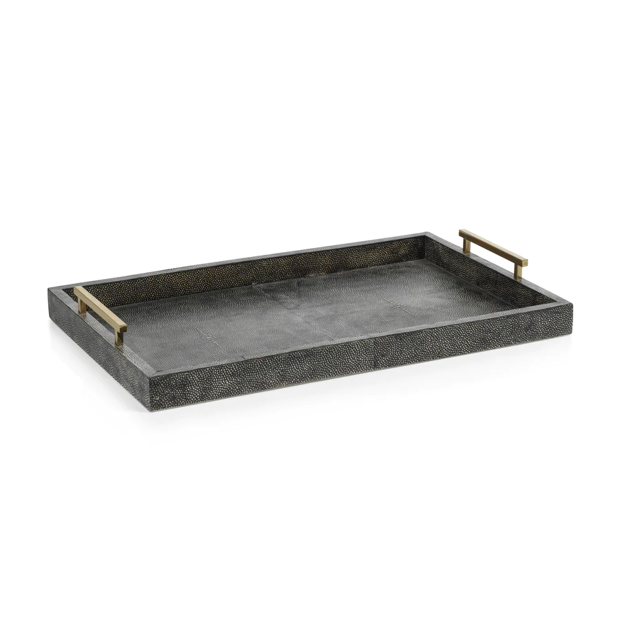 Nikita Shagreen Bar Tray
