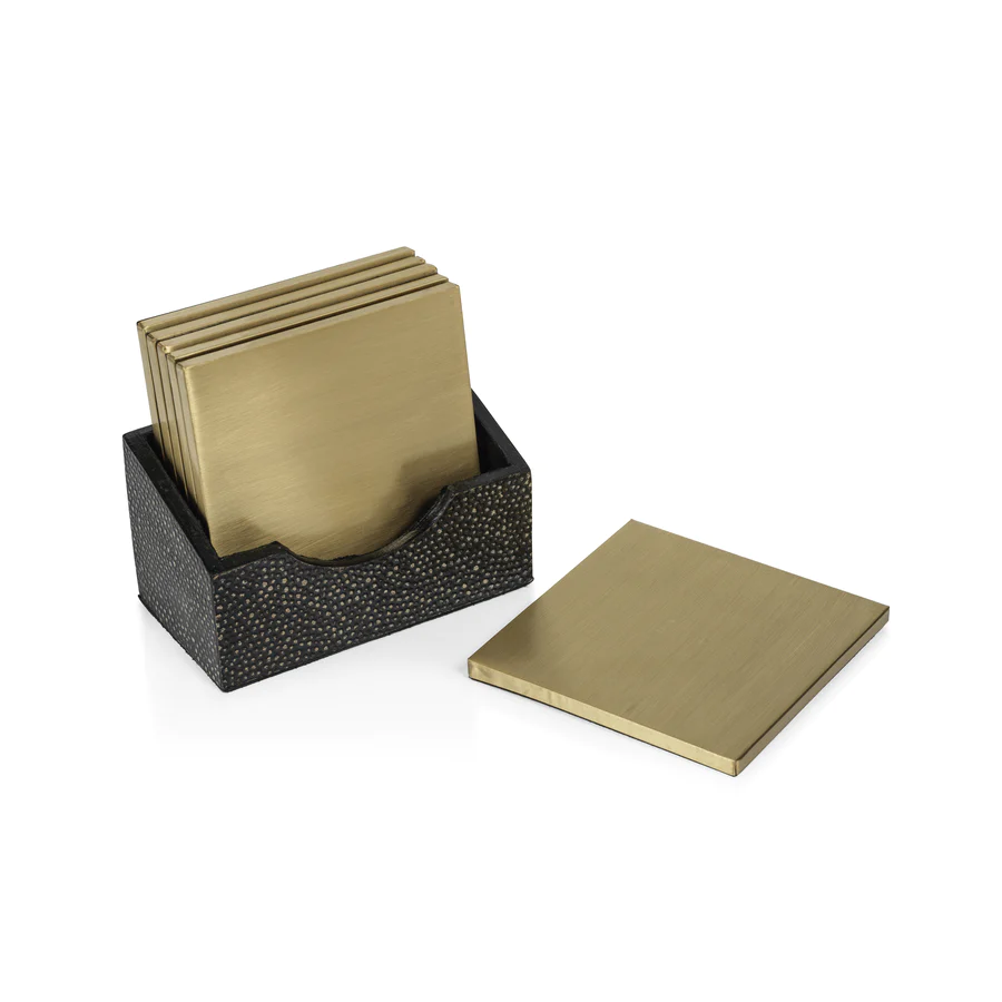Nikita Shagreen Set of 6 Coasters