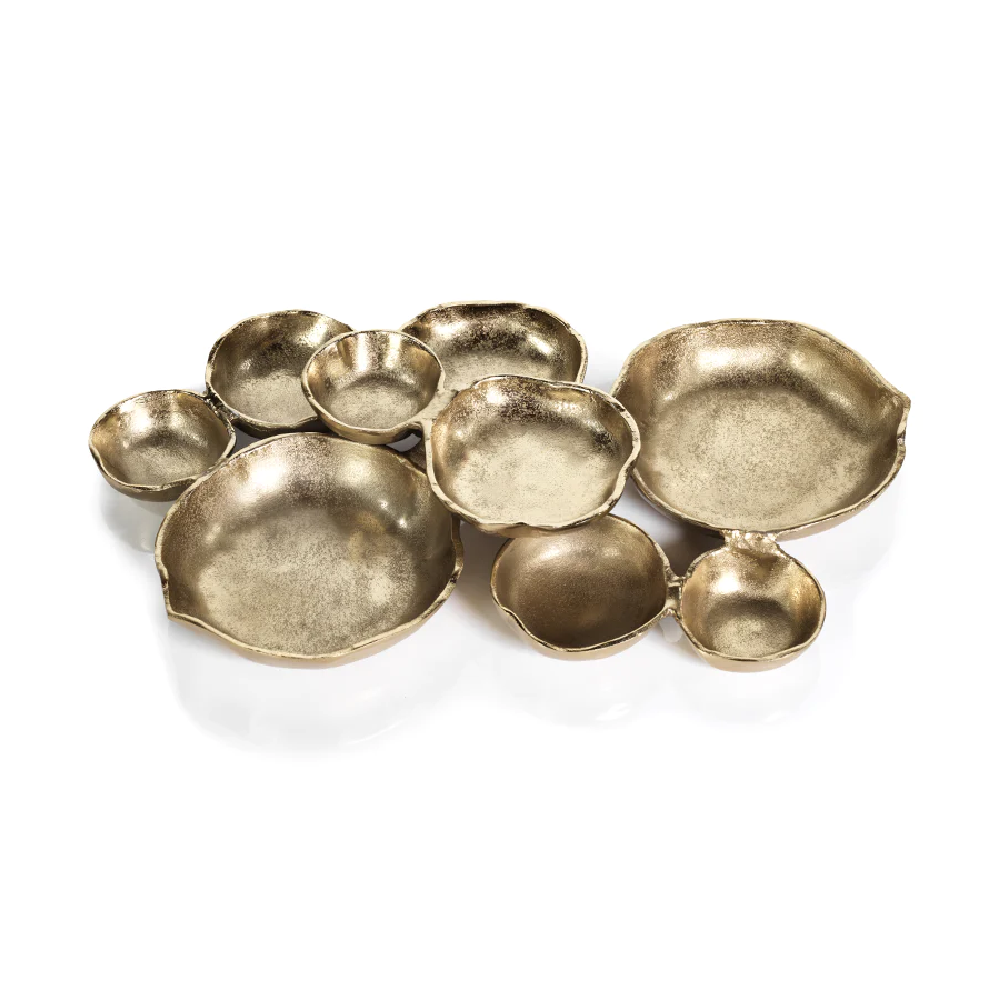 Antique Gold Cluster Bowl