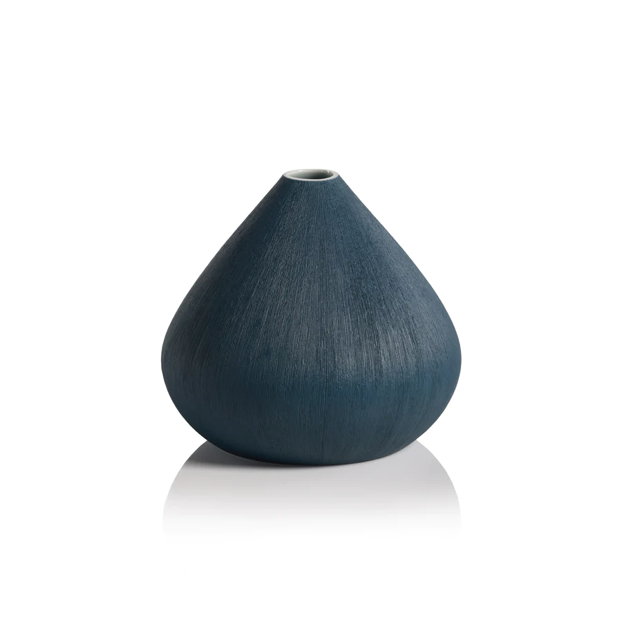 Blue Beach Vase
