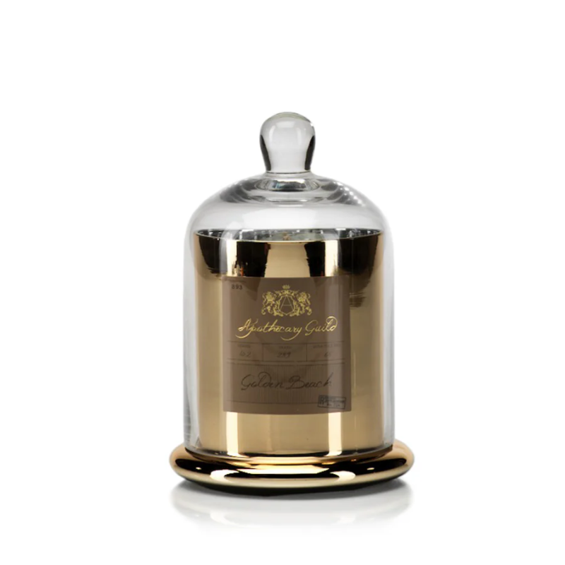 Medium Golden Beach Candle with Dome