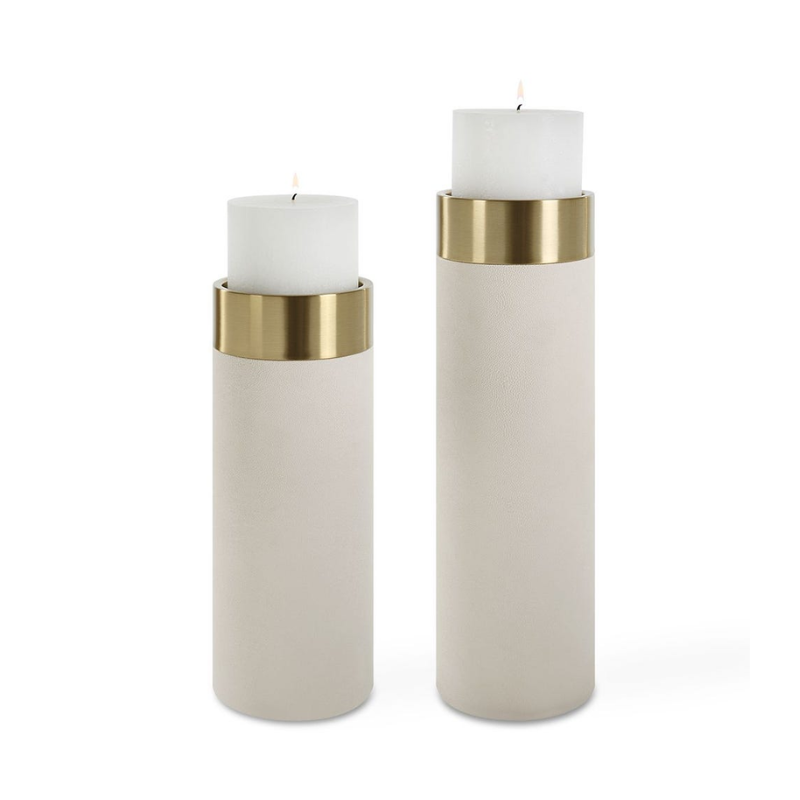 Set of 2 Dahlia Candleholders