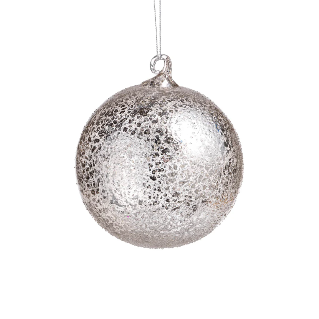 Antique Large Silver Ornament