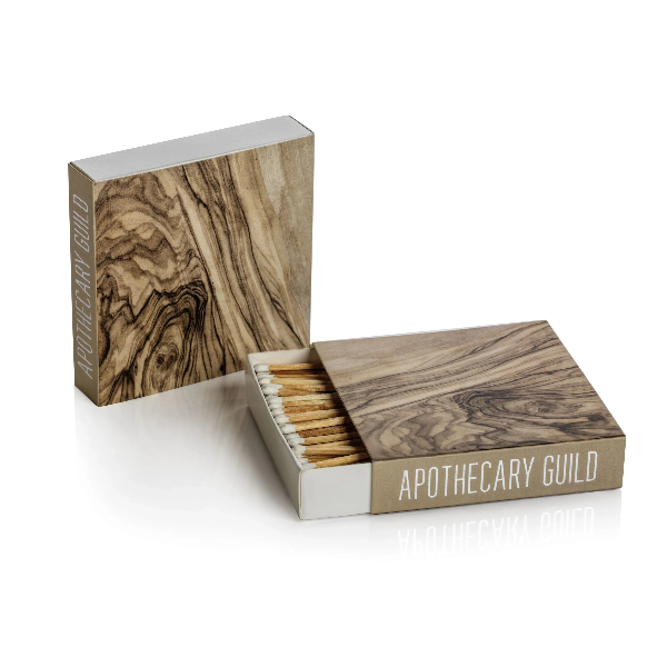 Wood Match Box