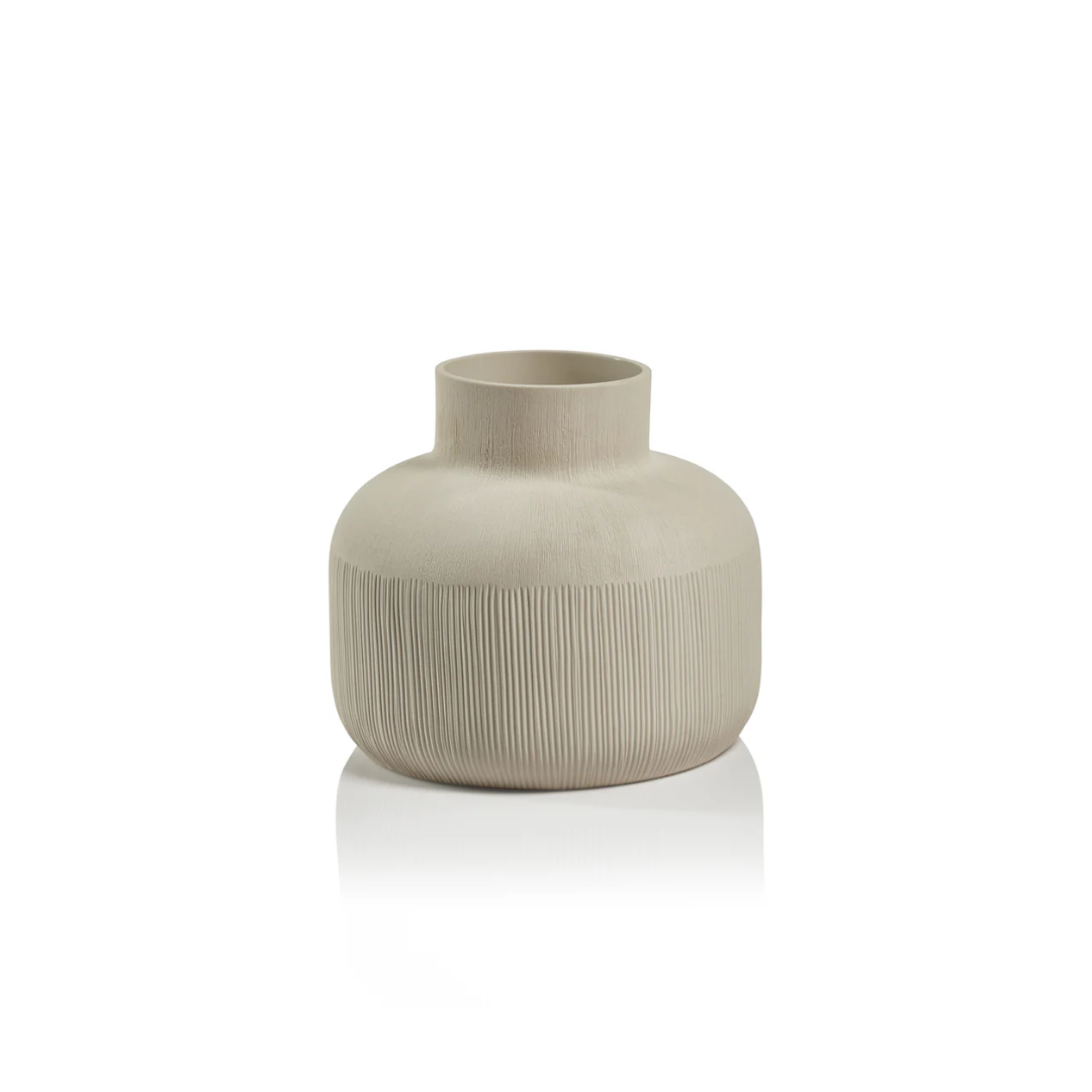 Suki Small Grey Vase