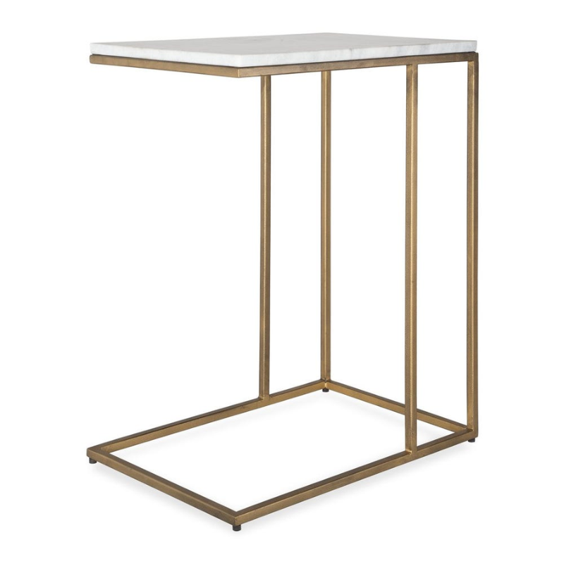 Marble & Gold Accent Table