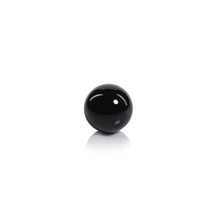 Small Black Crystal Glass Ball