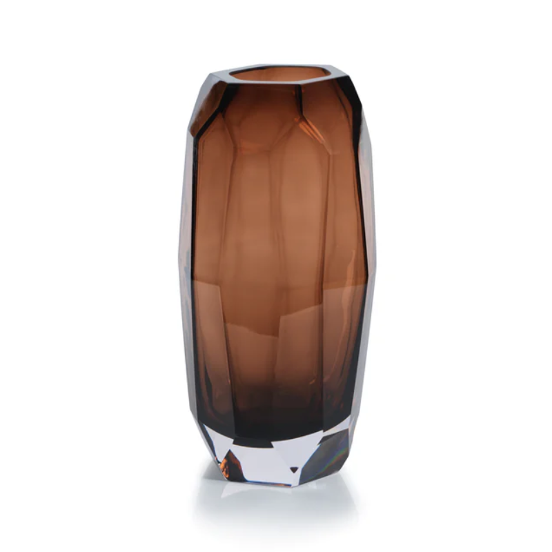 Large Amber Empire Vase