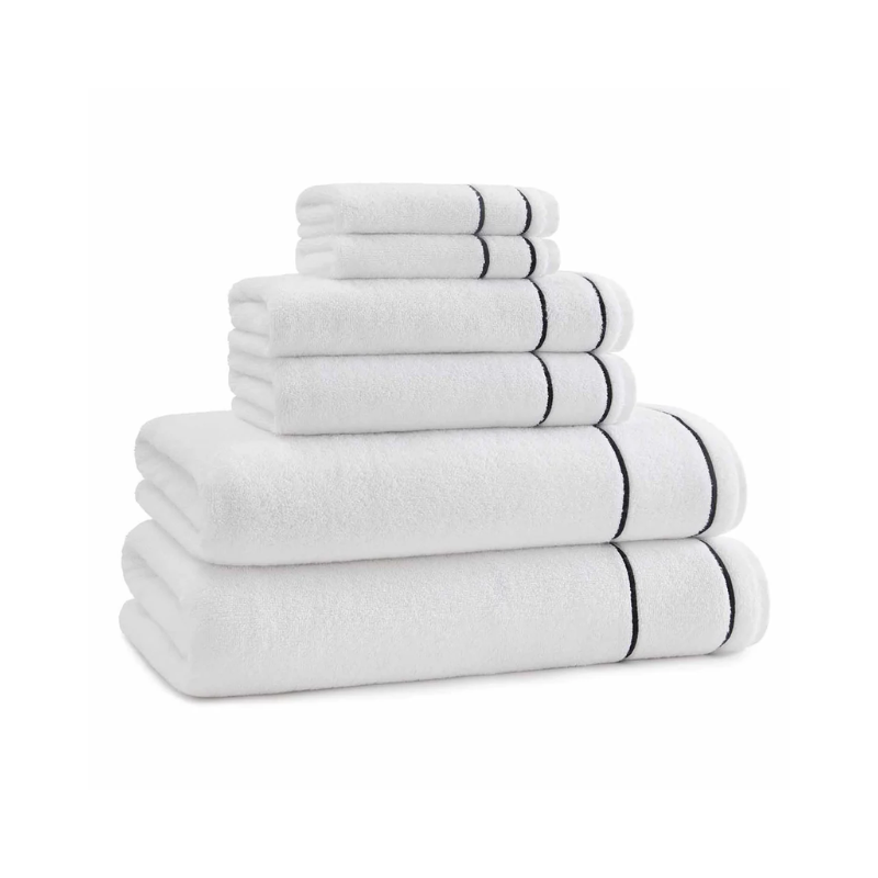 White &amp; Black Newbury Hand Towel