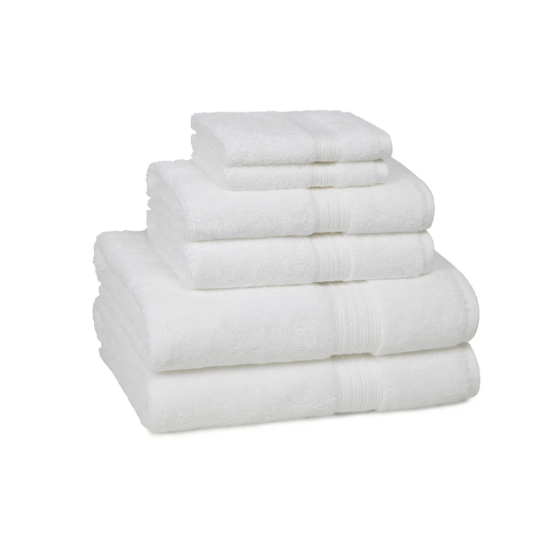 White Design Bath Towel