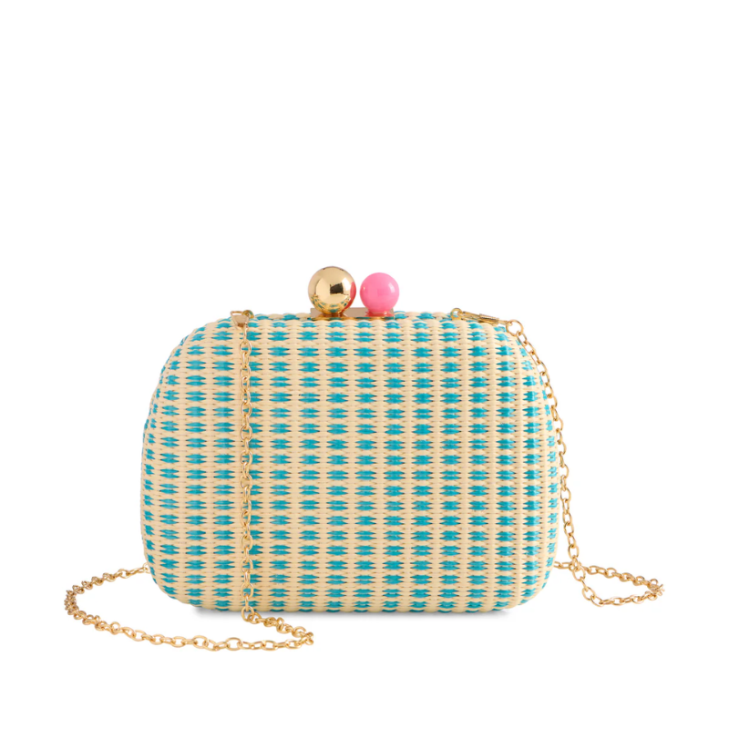 Turquoise Bondi Clutch