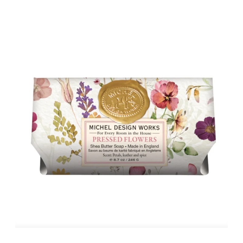 Pressed Flowers Soap Bar