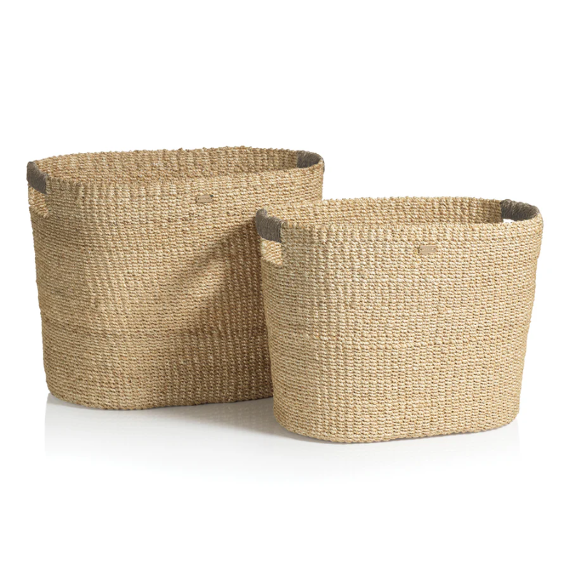 Miramar Oval Abaca Basket Set