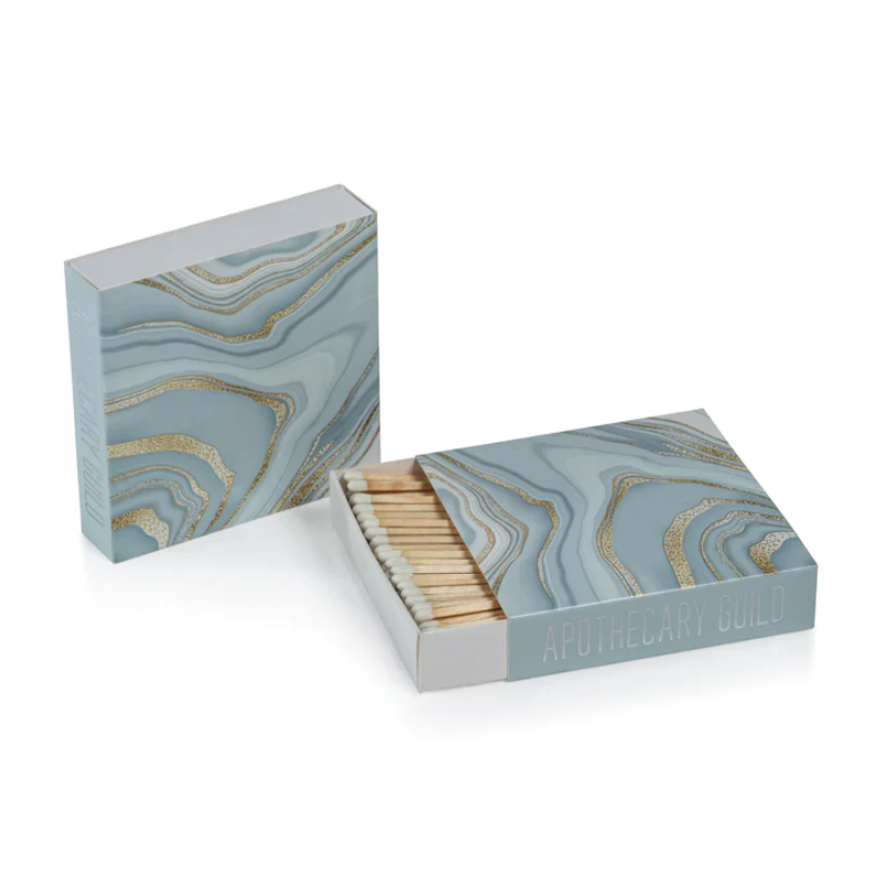 Blue Agate Match Box