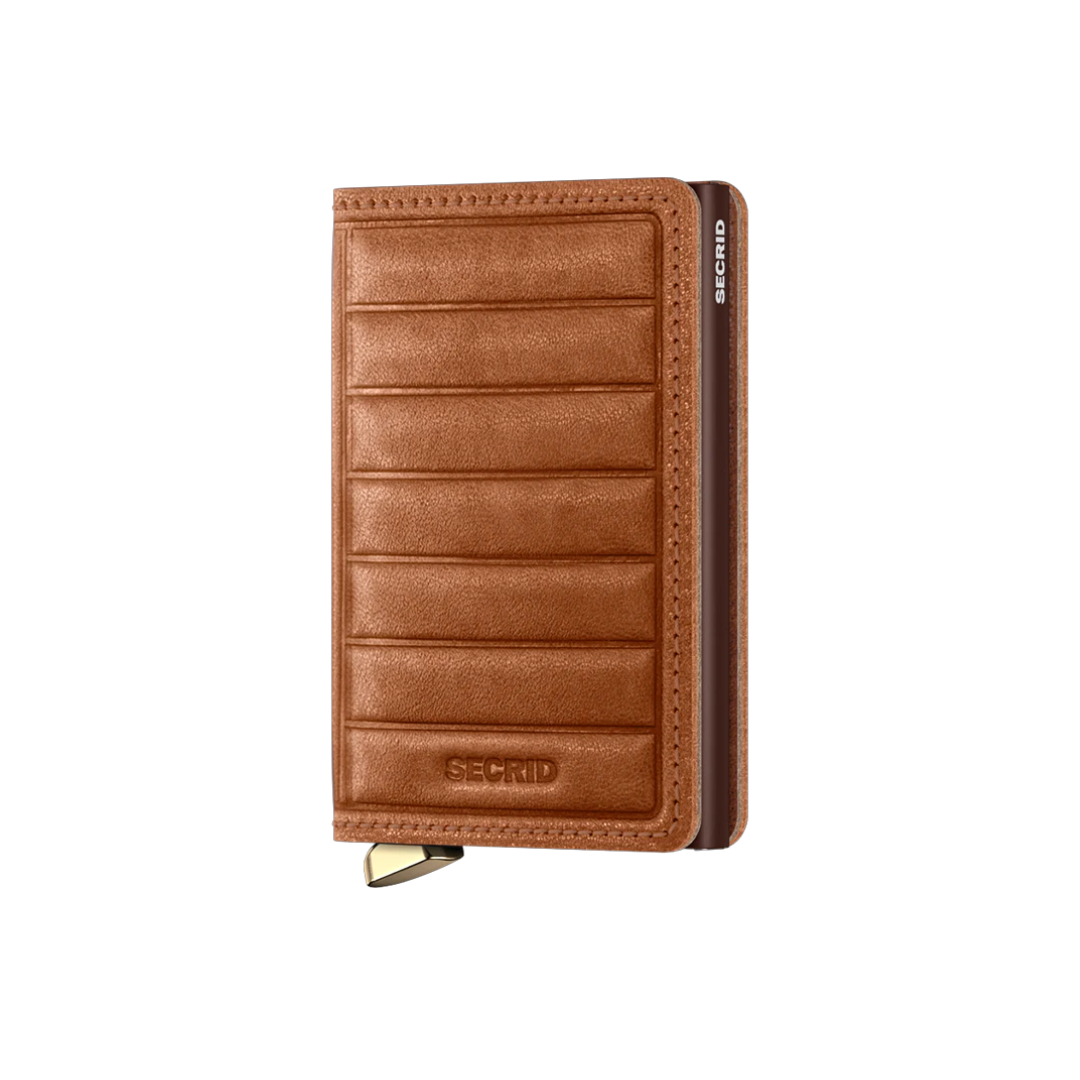 Secrid Emboss Lines Cognac Slimwallet