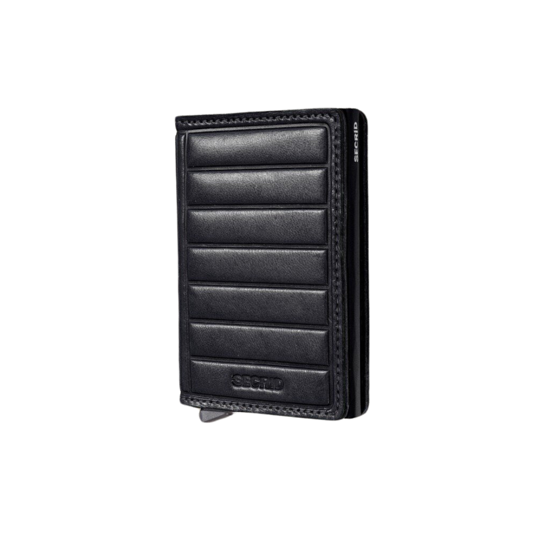 Secrid Emboss Lines Black Slimwallet