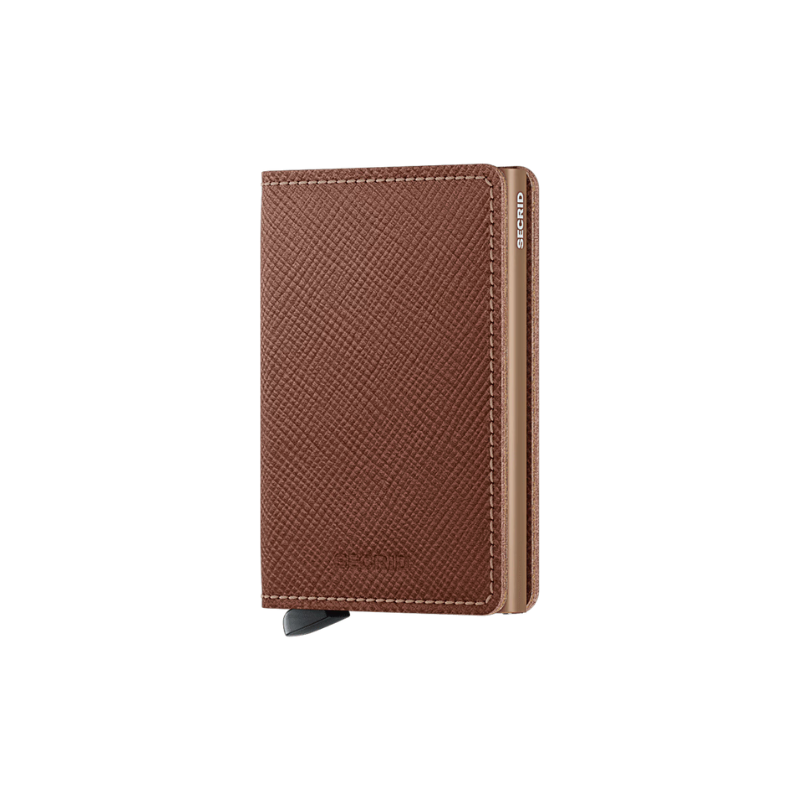 Secrid Saffiano Caramel Slimwallet