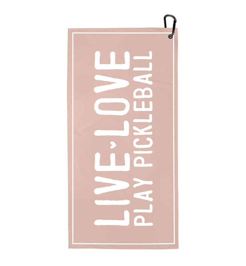 Live Love Play Pickleball Sport Towel