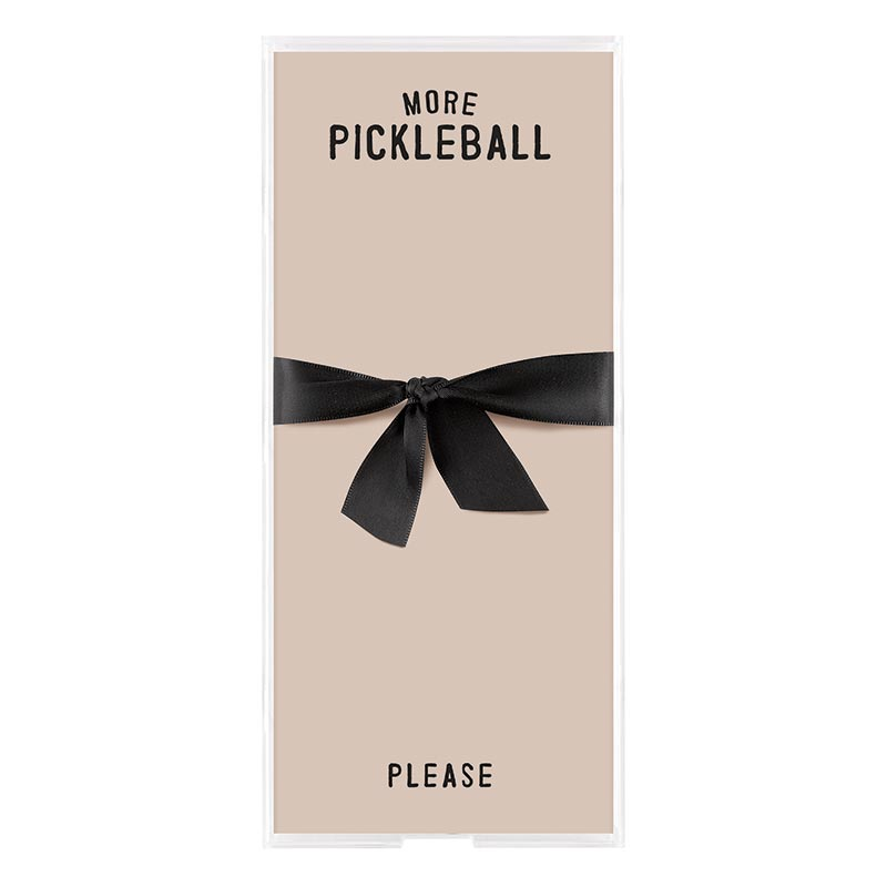 More Pickleball Acrylic Notepaper Tray
