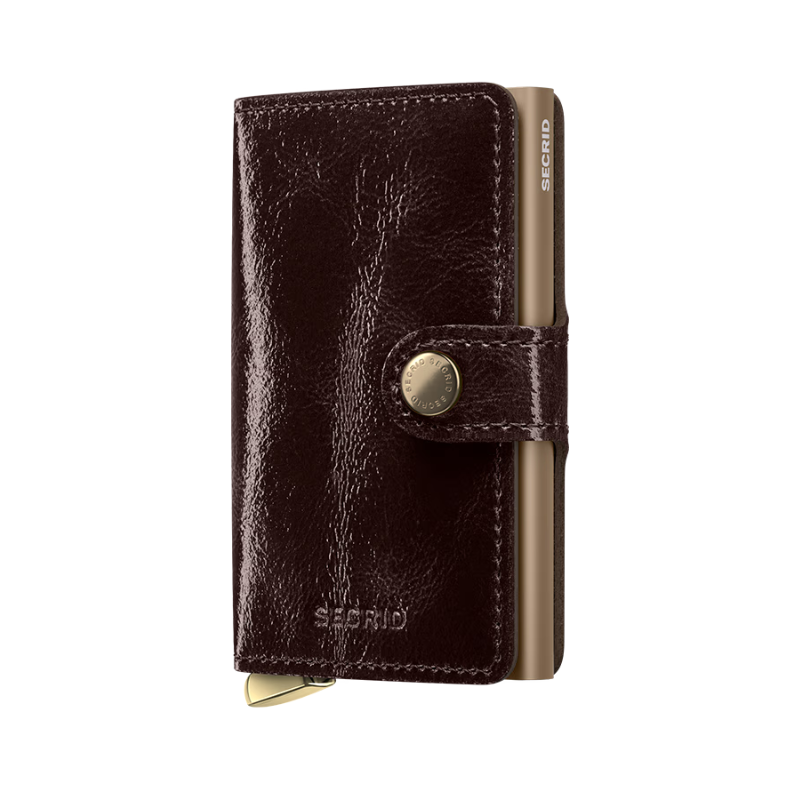 Secrid Naplak Mahogany Miniwallet