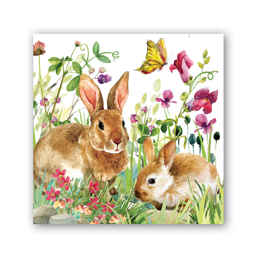 Bunny Meadow Cocktail Napkins