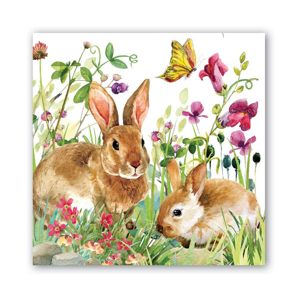 Bunny Meadow Luncheon Napkins