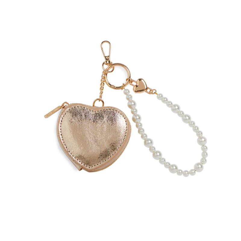 Heart Pouch Bag Charm