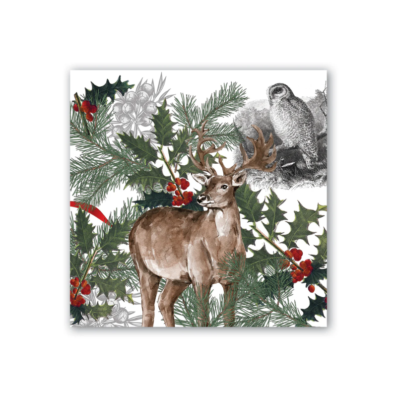 Winter Woodland Cocktail Napkins