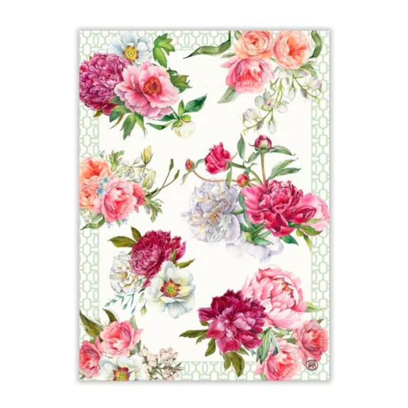 Blush Peony Kitchen Towel