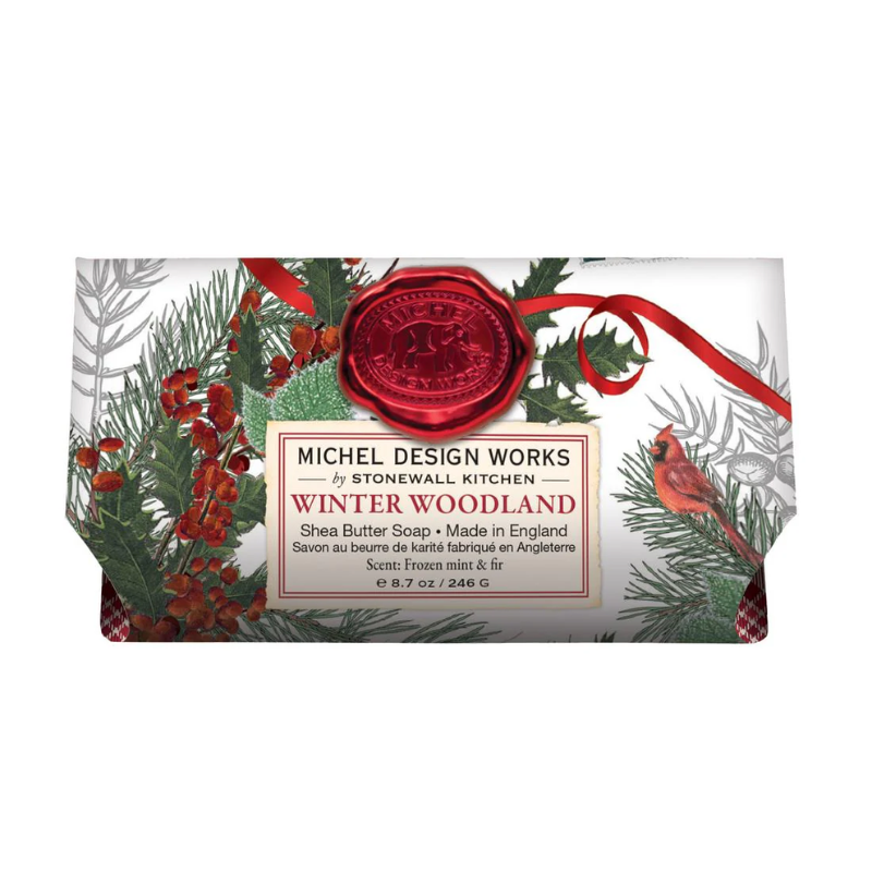 Large Winter Woodland Soap Bar